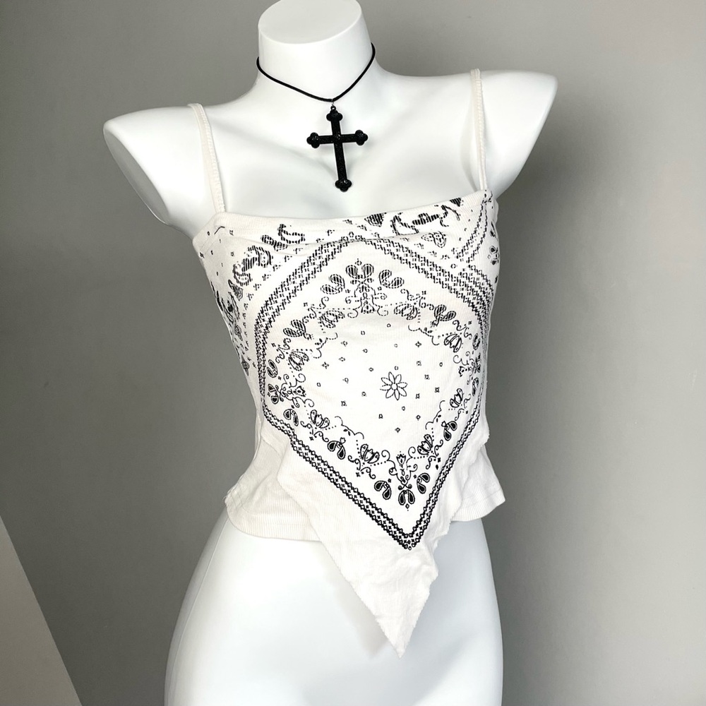 Y2k Whimsical Bandana Cami Top
